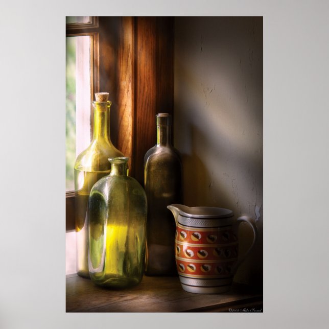 Tre vin flaskor poster (Framsidan)