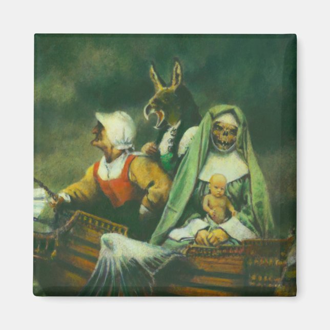 Tre vinklingsmagneter magnet (Framsidan)