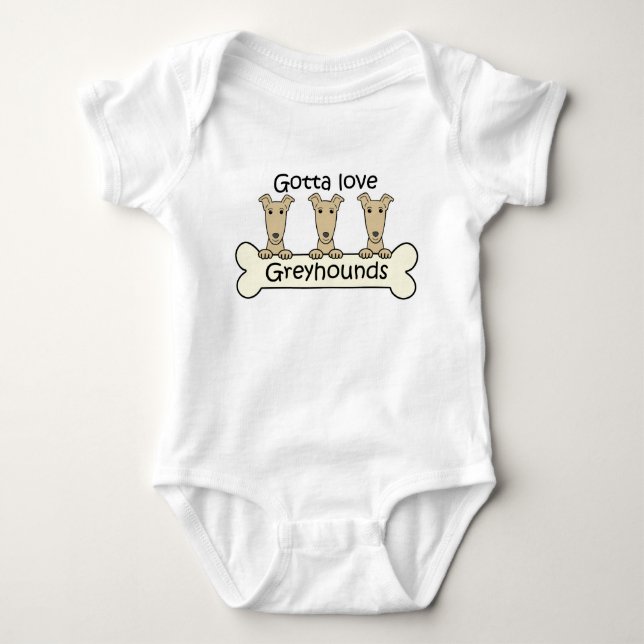 Tre vinthundar t-shirt (Framsida)