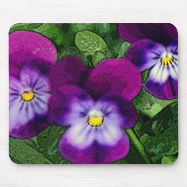 Tre Violets Mousepad Musmatta (Framsidan)