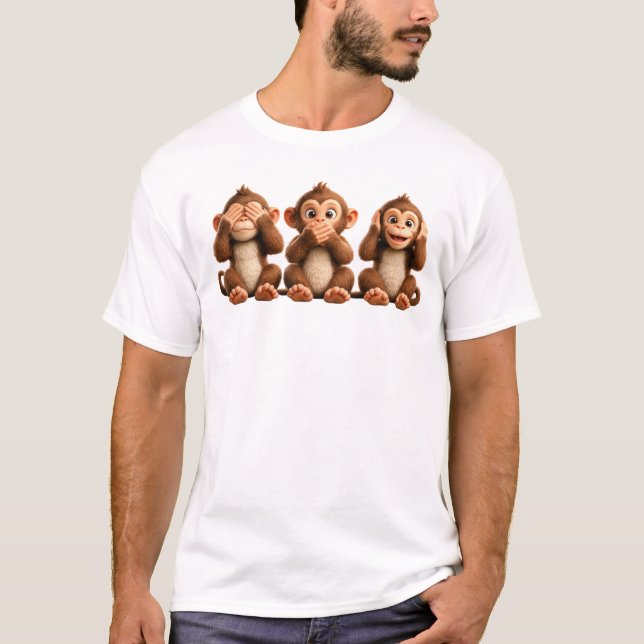 Tre visa apor t shirt (Framsida)