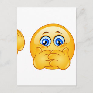 tre visa emojier vykort