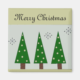 Tre viskare Träd Magnet