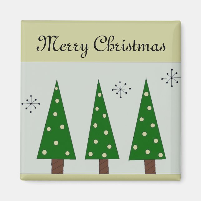 Tre viskare Träd Magnet (Framsidan)