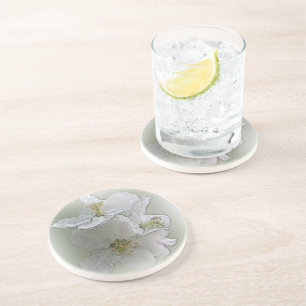 tre vita blommor underlägg