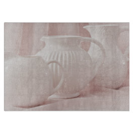 Tre vita pitchers skärande styrelse