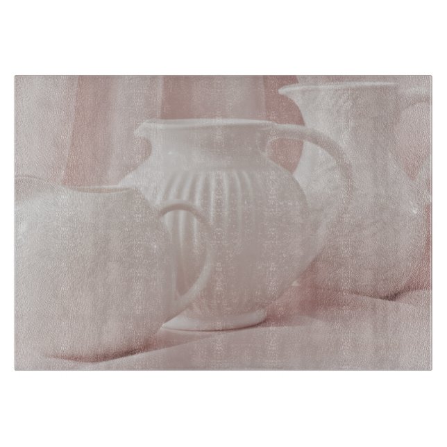 Tre vita pitchers skärande styrelse (Framsidan)