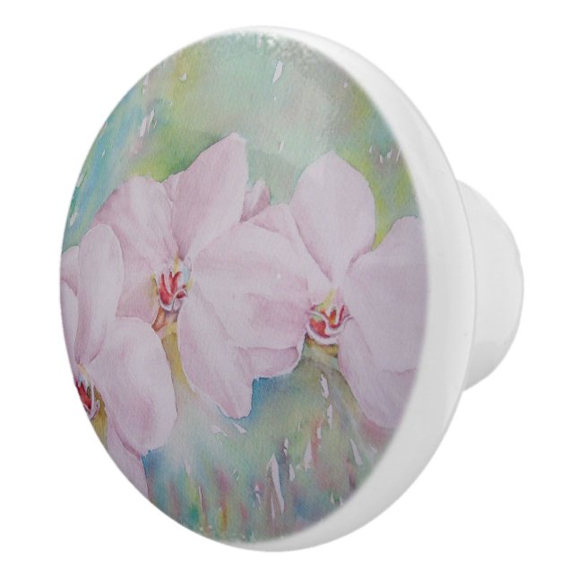 TRE VITE ORCHIDS CERAMIC KNOB KNOPP (Höger)