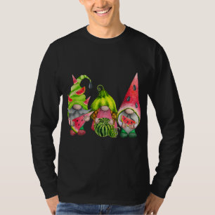 Tre Watermelon Garden Gnomes Tomte Svenska Scand T Shirt