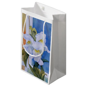 TRE WHITE SNAPDRAGONS GIFT BAG