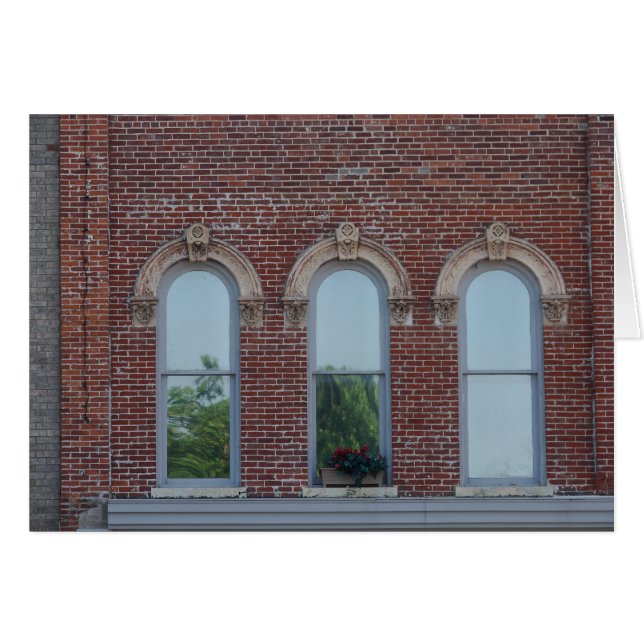 Tre Windows Hälsningskort (Framsidan Horizontal)