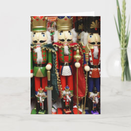 Tre Wise Crackers - julNutcracker Soldiers Helgkort