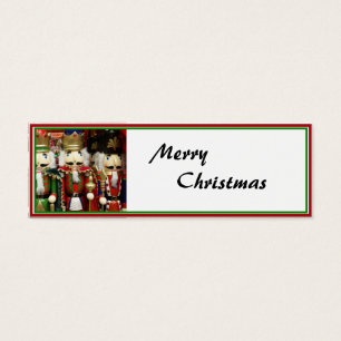 Tre Wise Crackers - Nutcracker Soldiers Litet Visitkort