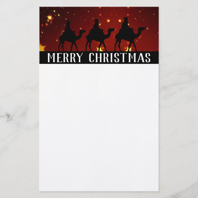 Tre Wise Manar Brevpapper (Framsida)