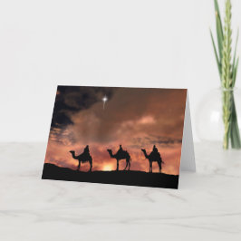 Tre Wise Manar-julkort Helgkort