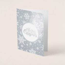 Tre Wise Manar Luxury Real Foil-julkort Folierat Kort