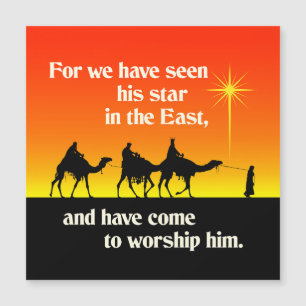 Tre Wise Manar Star av Bethlehem-julklapp