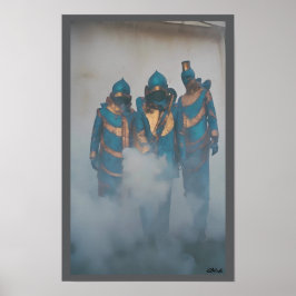 Tre Wise Mensans Poster