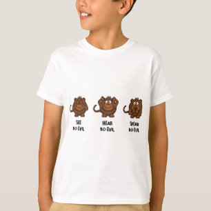 Tre Wise Monkey T-shirt