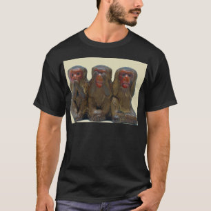 Tre Wise Monkey Tee Shirt