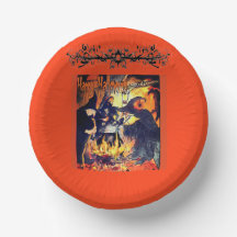 Tre Witches Party Papper Bowl art
