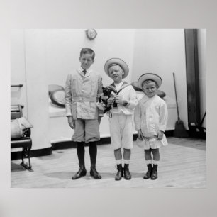 Tre Young Boys, 1920-talet Poster