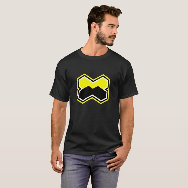 Trea lager stjärna streetwear-tröja t shirt (Hel framsida)