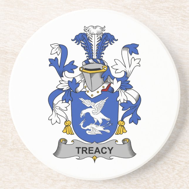 Treacy familjvapensköld underlägg (Framsidan)