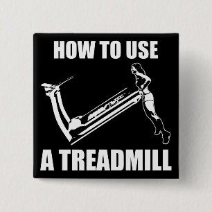 Treadmill - damernas fantastiska Novelty Workout Knapp