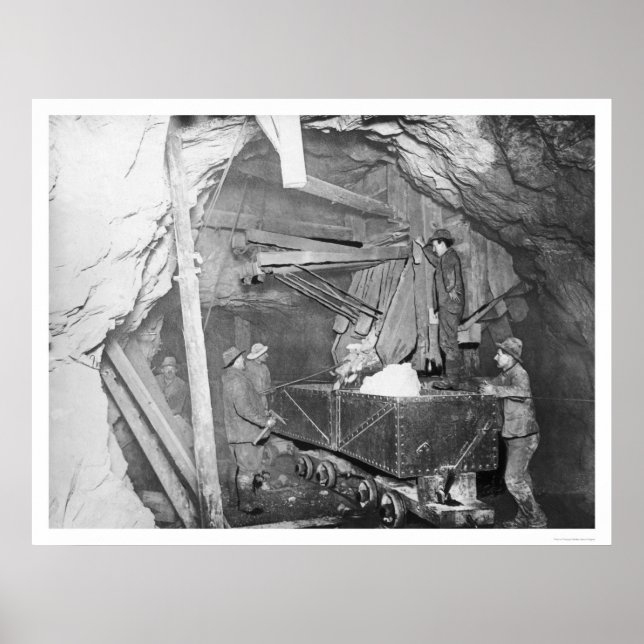 Treadwell Guld Mine Alaska 1916 Poster (Framsidan)