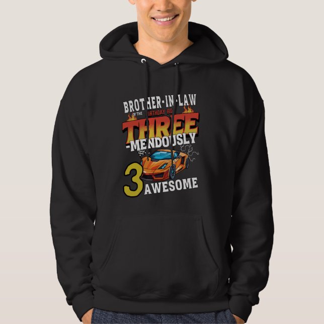 Treårig barnafödande pojke Rac Hoodie (Framsida)