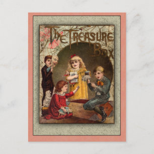 Treasure Box Children's Primer Art Vykort