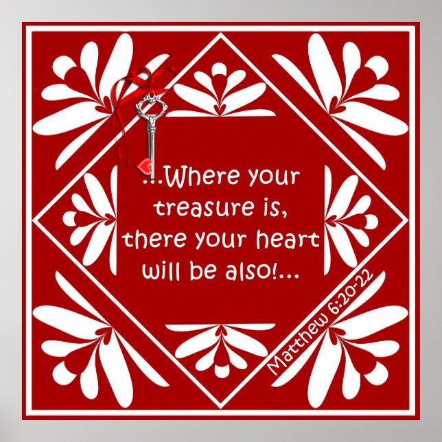 Treasure-bröstkorgen Poster (Framsidan)