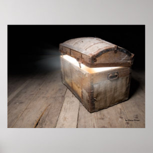 Treasure-bröstkorgen Poster
