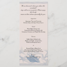 Treasure by Sea Bröllop Menu Meny