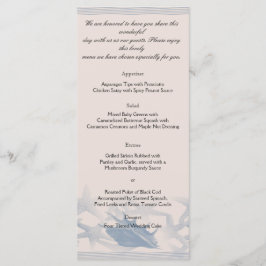 Treasure by Sea Bröllop Menu Meny