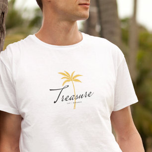 Treasure Cay, Bahamas Minimal Vintage Stil T Shirt