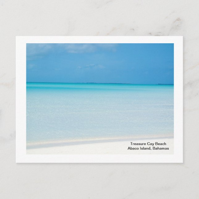 Treasure Cay Beach Vykort (Framsida)