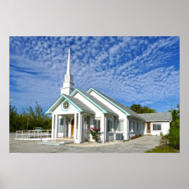 Treasure Cay Church, Bahamas Poster
