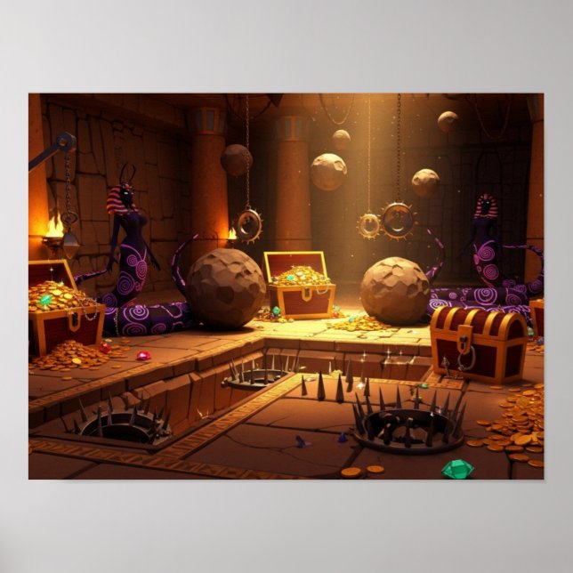 Treasure Chamber of the Serpents Poster (Framsidan)