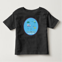 Treasure Hunt Design Småbarn T-shirt