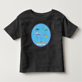 Treasure Hunt Design Småbarn T-shirt