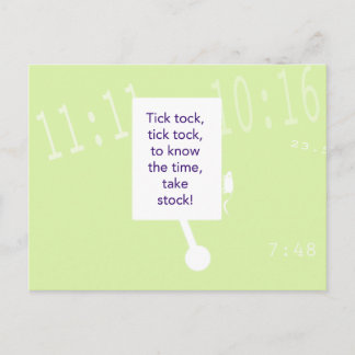 Treasure Hunt Game - Clue #1 - Clock Vykort