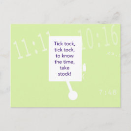 Treasure Hunt Game - Clue #1 - Clock Vykort