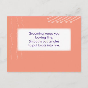 Treasure Hunt Game - Clue #2 - Hairbrush Vykort