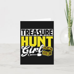 Treasure Hunt Girl Hunter Treasures Hunting Treasu Kort
