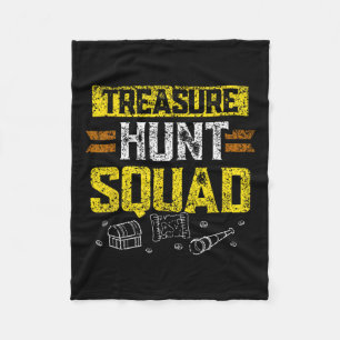 Treasure Hunt Squad Hunter Treasures Hunting Treas Fleecefilt