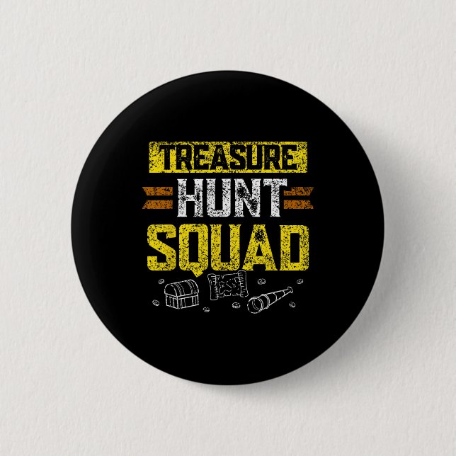 Treasure Hunt Squad Hunter Treasures Hunting Treas Knapp (Framsida)