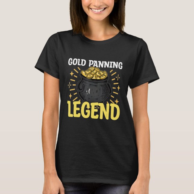 Treasure hunter guld skattesökning t shirt (Framsida)