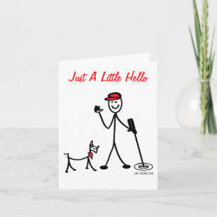 Treasure Hunter Hej Notecard Kort